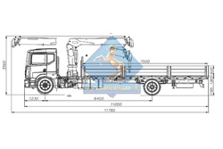 �������� �� ����� Dongfeng C180 � ��� Kanglim KS1256G-II
