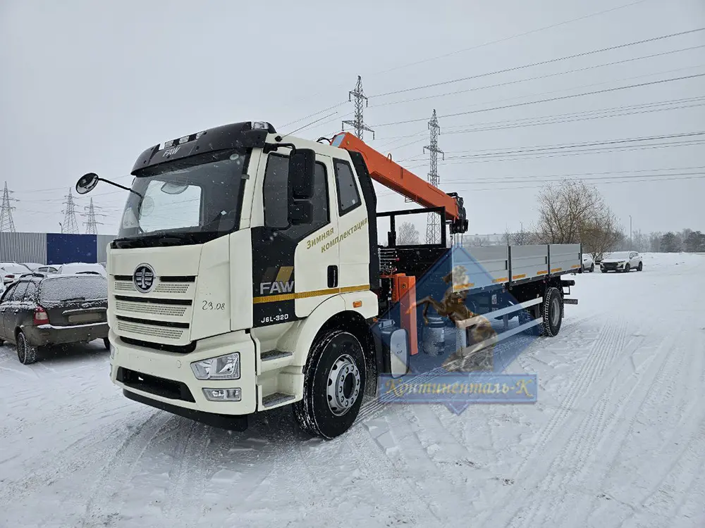 �������� ���������� FAW J6L-320 4x2 � ������������� (���) Hangil HGC 514 � ���������� ��� ��������� ����