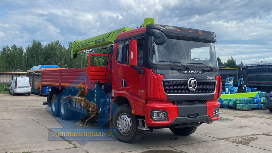 �������� ���������� Shacman X3000 � ������������� (���) Zoomlion ZLT2000